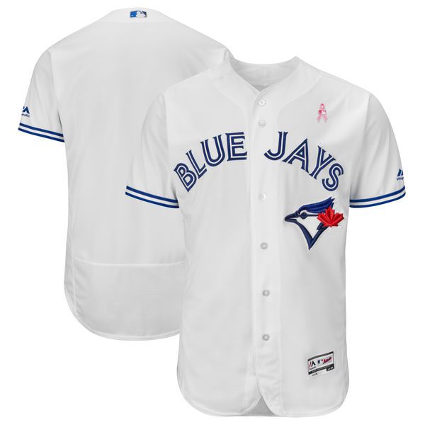 Men Toronto Blue Jays Blank White Mothers Edition MLB Jerseys->los angeles angels->MLB Jersey